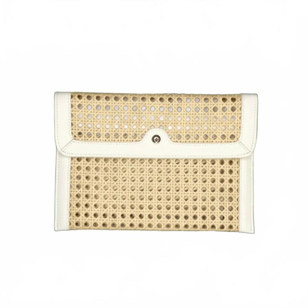 NEW FRENCH QUARTER women's clutch bag in white